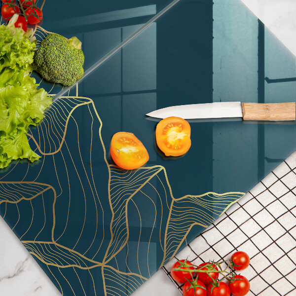 Steklena podloga za rezanje Abstraktne gore