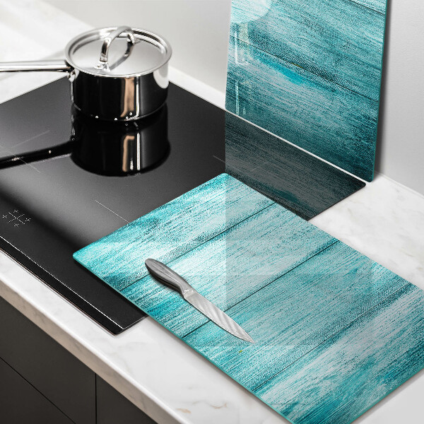 Steklena podloga za rezanje Vintage lesene deske