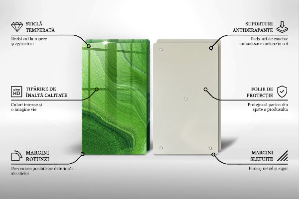 Steklena podloga za rezanje Abstraktna tekstura