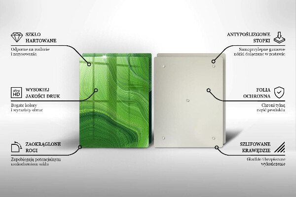 Steklena podloga za rezanje Abstraktna tekstura