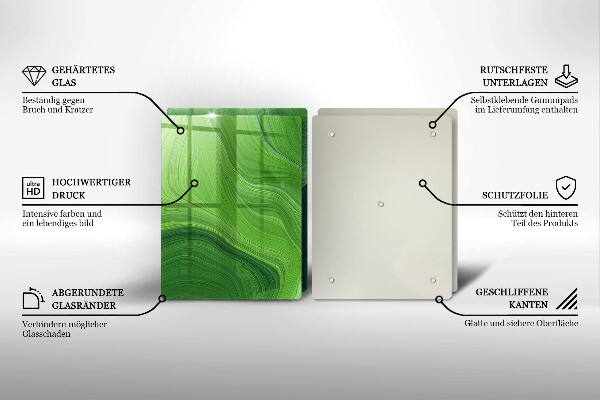 Steklena podloga za rezanje Abstraktna tekstura