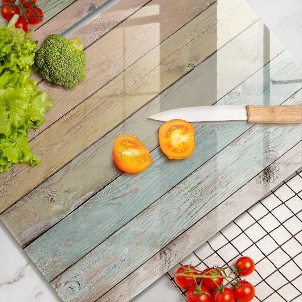 Steklena podloga za rezanje Pisane vintage table