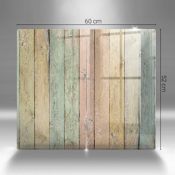 Steklena podloga za rezanje Pisane vintage table