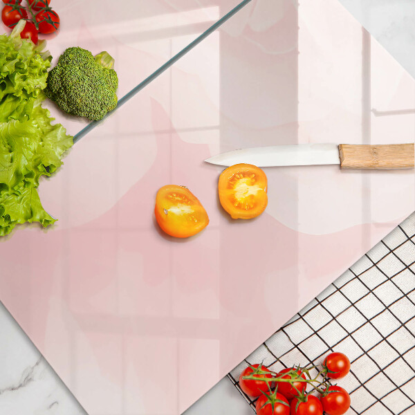 Steklena podloga za rezanje Ozadje pastelnih vrtnic