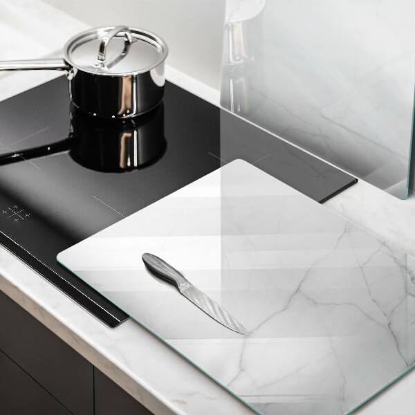 Steklena podloga za rezanje Marmorno kamnito ozadje