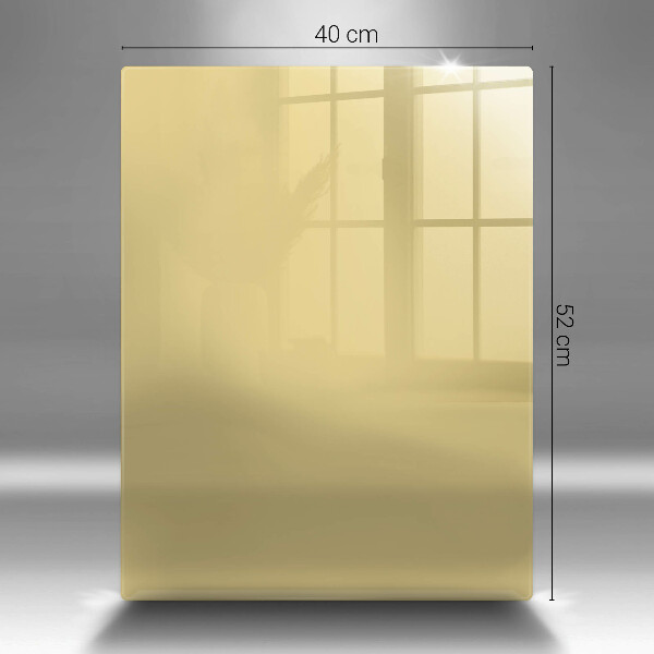 Steklena podloga za rezanje Rumena