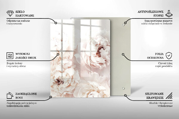 Steklena podloga za rezanje Rumena