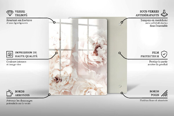 Steklena podloga za rezanje Rumena