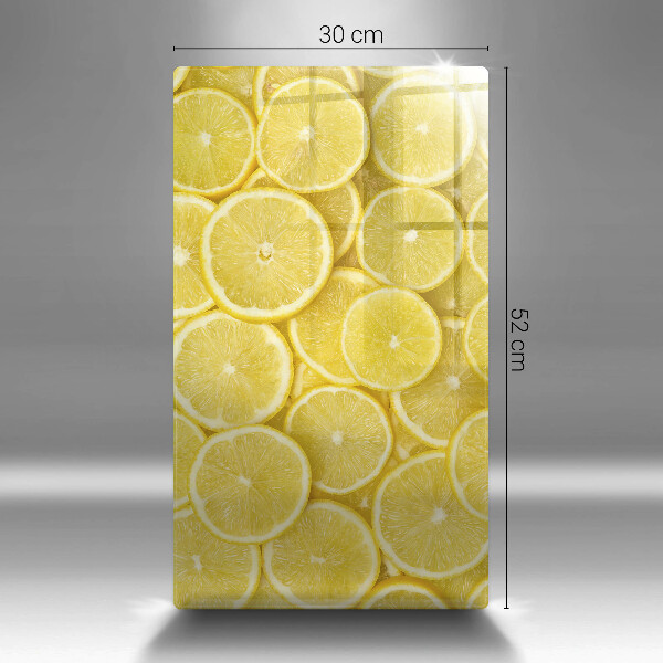 Steklena podloga za rezanje Sadež limone