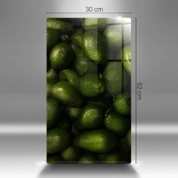 Steklena podloga za rezanje Sadje avokada