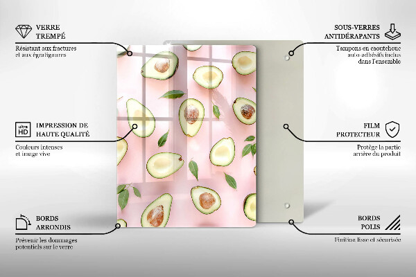 Steklena podloga za rezanje Sadje in zelenjava