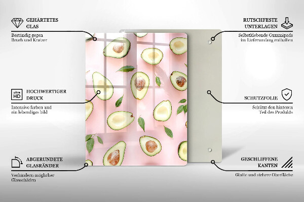 Steklena podloga za rezanje Sadje in zelenjava