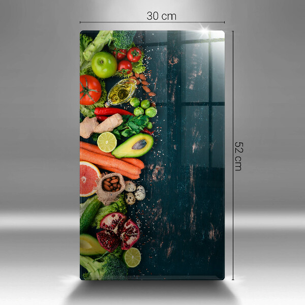 Steklena podloga za rezanje Sadje in zelenjava