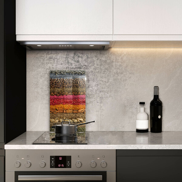 Steklena podloga za rezanje Pisane začimbe