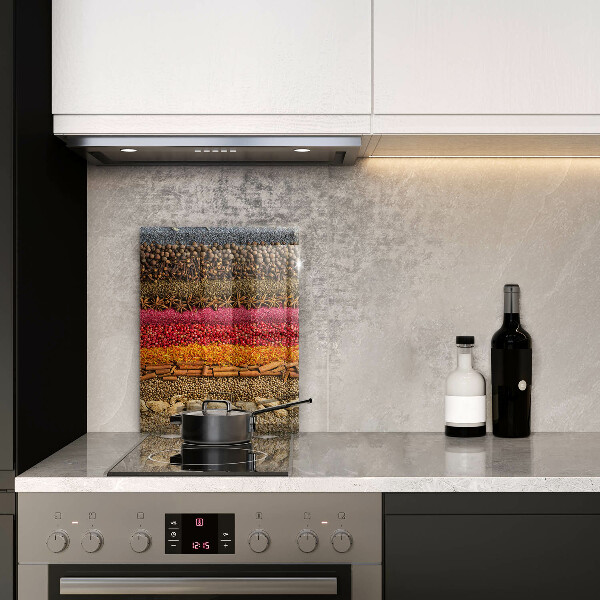 Steklena podloga za rezanje Pisane začimbe