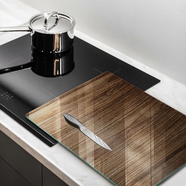 Steklena podloga za rezanje Tekstura lesa