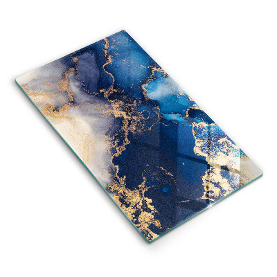 Steklena podloga za rezanje Elegantno ozadje in zlato