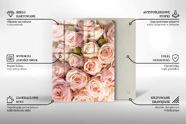 Steklena podloga za rezanje Naravni žilni list