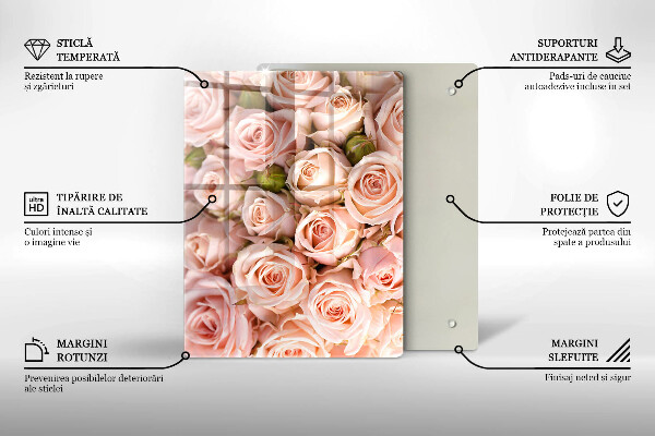 Steklena podloga za rezanje Naravni žilni list