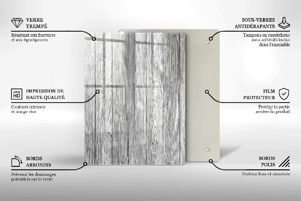 Steklena podloga za rezanje Rosne kapljice in cvet vrtnice