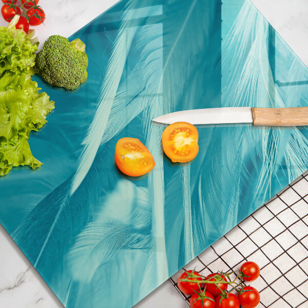 Steklena podloga za rezanje Nežno perje