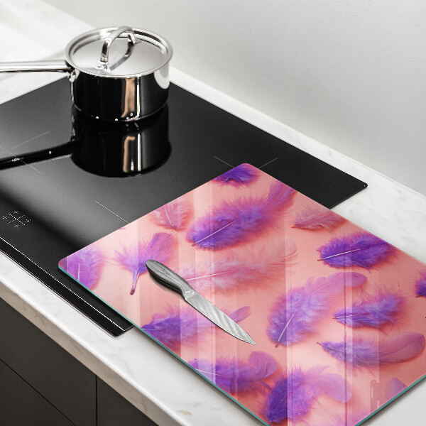 Steklena podloga za rezanje Puhasto perje