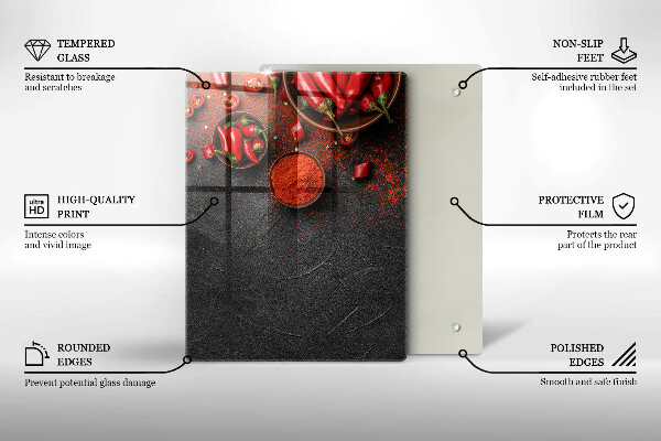 Steklena podloga za rezanje Tekstura marmorja z zlatom