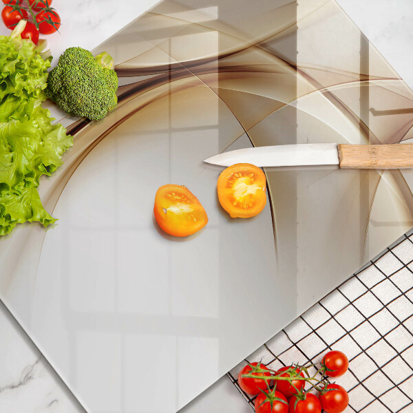 Steklena podloga za rezanje Abstraktne oblike