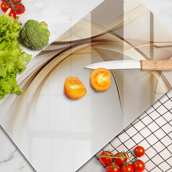 Steklena podloga za rezanje Abstraktne oblike