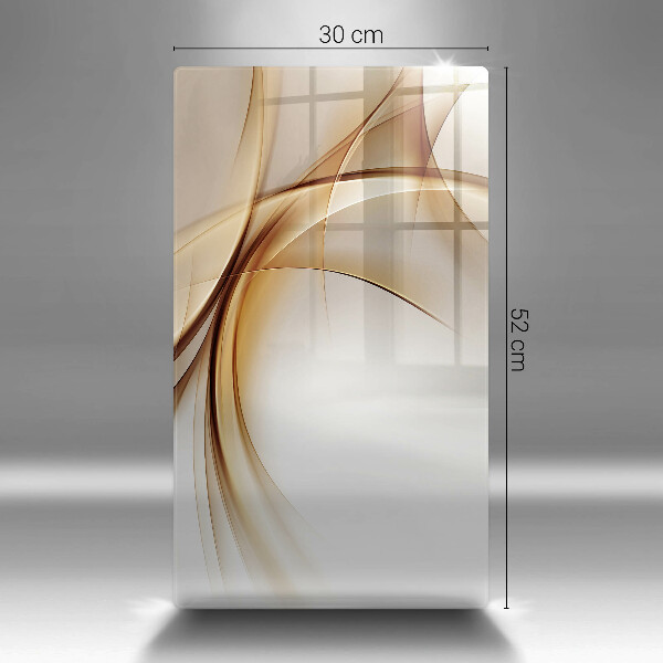 Steklena podloga za rezanje Abstraktne oblike