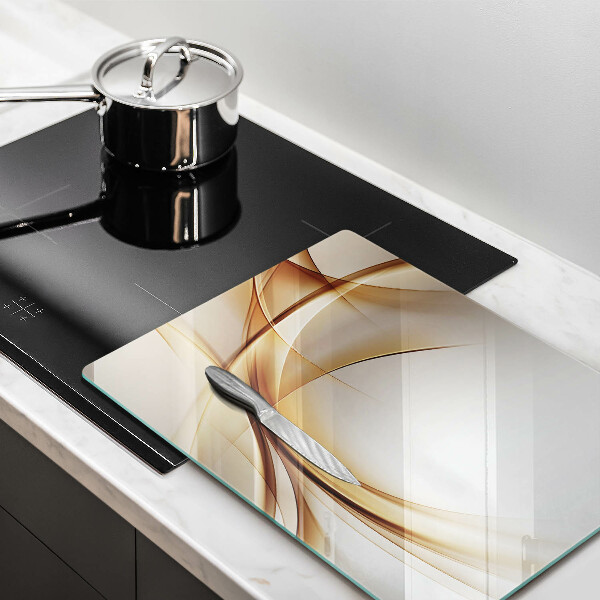 Steklena podloga za rezanje Abstraktne oblike