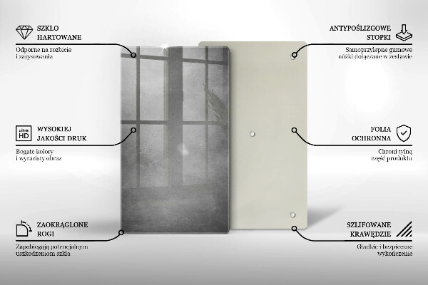 Steklena podloga za rezanje Ozadje s teksturo betona