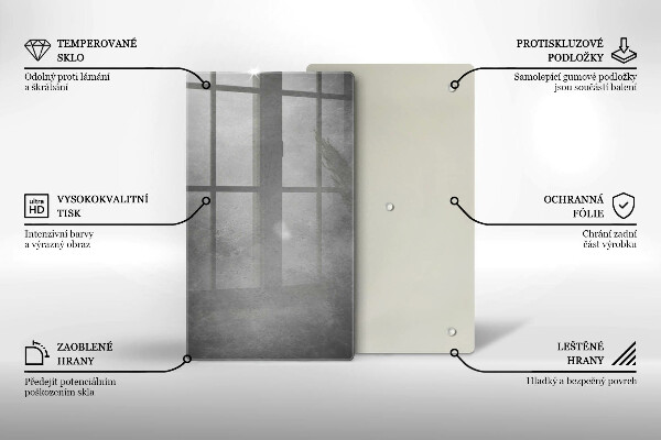 Steklena podloga za rezanje Ozadje s teksturo betona