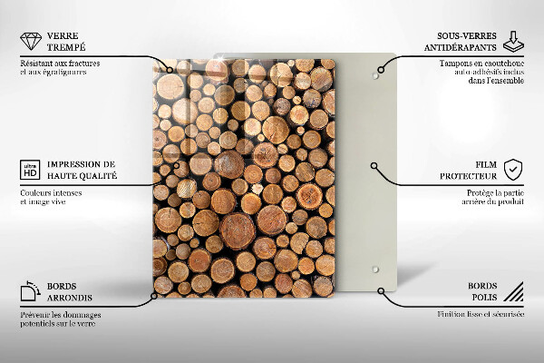Steklena podloga za rezanje Sladkost torte