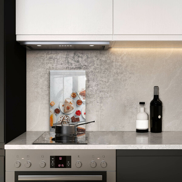 Steklena podloga za rezanje Sladkost torte