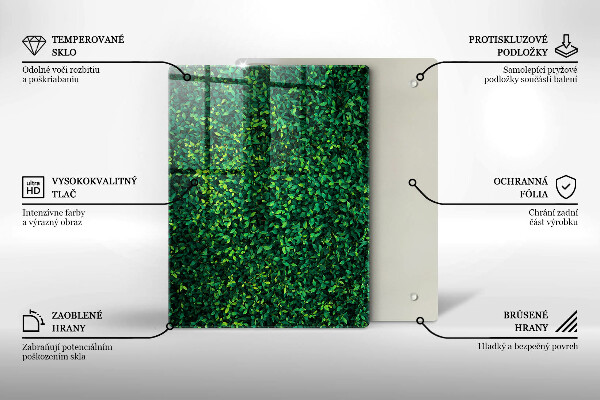 Steklena podloga za rezanje Kavna zrna