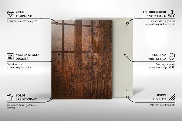 Steklena podloga za rezanje božični okraski
