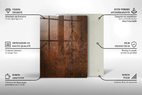 Steklena podloga za rezanje božični okraski