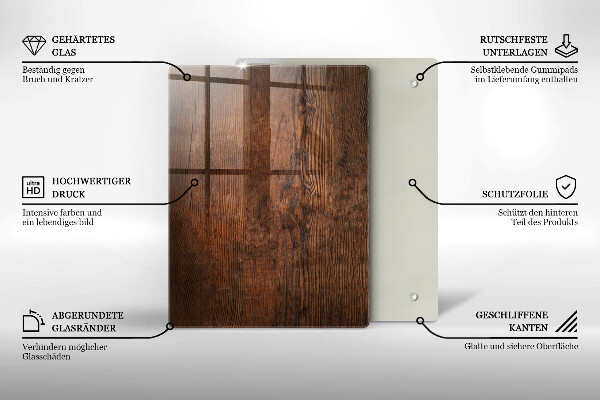 Steklena podloga za rezanje božični okraski