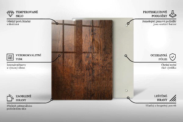 Steklena podloga za rezanje božični okraski