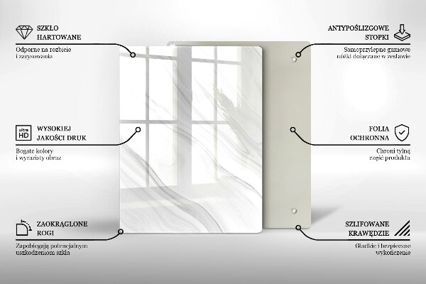 Steklena podloga za rezanje Orientalske začimbe