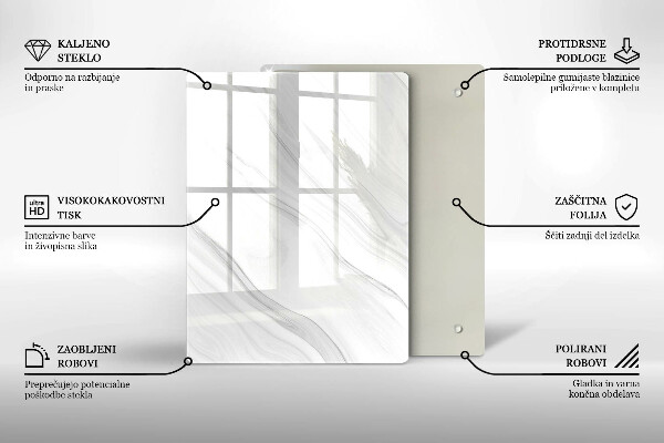 Steklena podloga za rezanje Orientalske začimbe