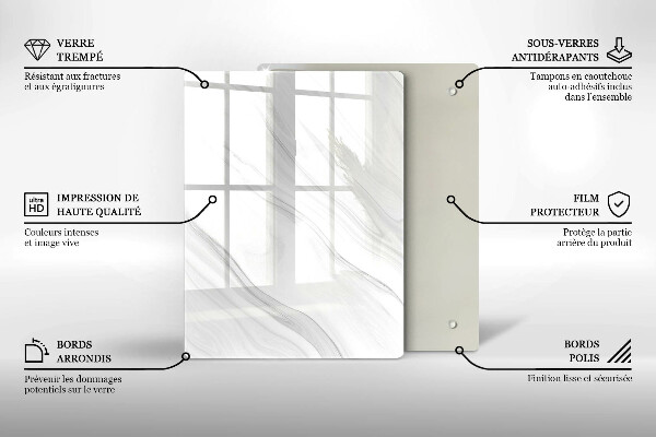 Steklena podloga za rezanje Orientalske začimbe