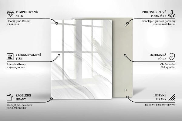 Steklena podloga za rezanje Orientalske začimbe