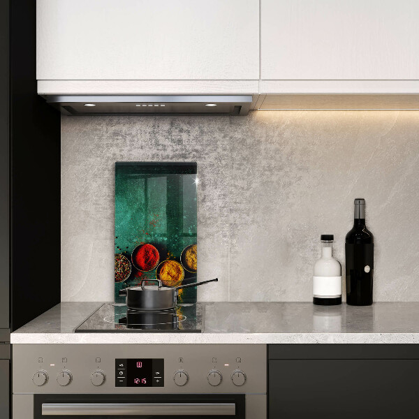 Steklena podloga za rezanje Orientalske začimbe