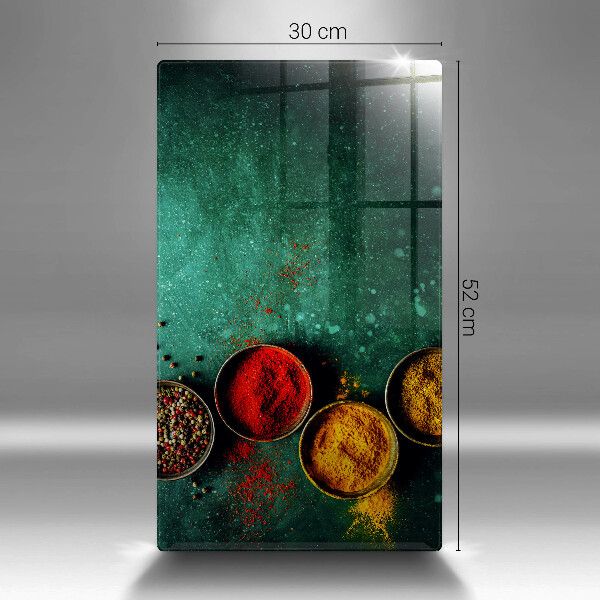 Steklena podloga za rezanje Orientalske začimbe