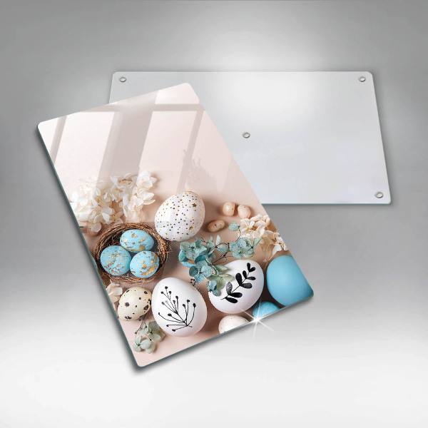 Steklena podloga za rezanje Velikonočni okraski