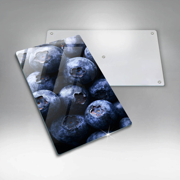 Steklena podloga za rezanje Jagode od blizu