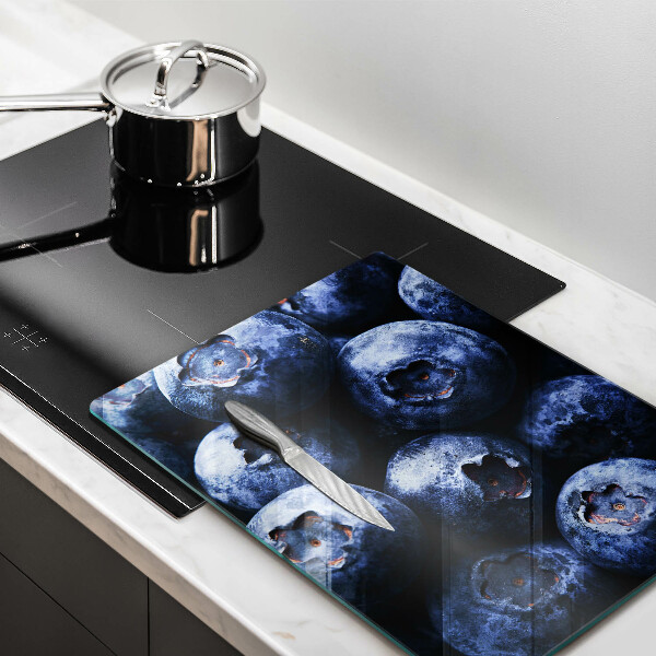 Steklena podloga za rezanje Jagode od blizu