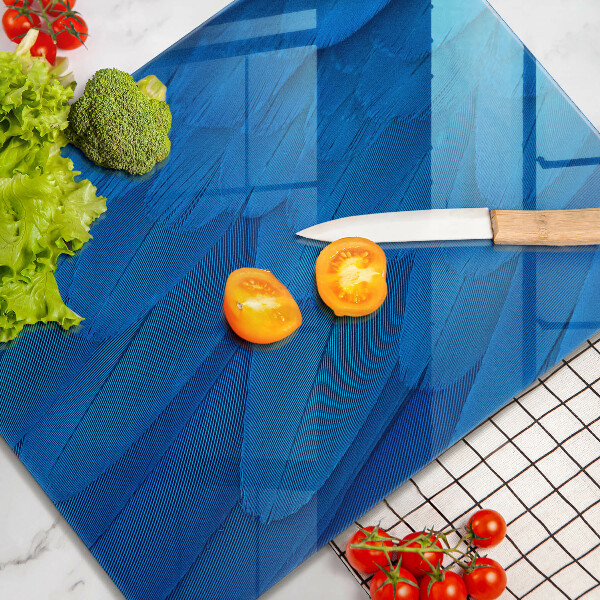 Steklena podloga za rezanje Ptičje perje